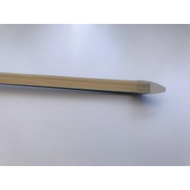 Lexing 1/16 New Carbon Fiber Violin Bow Ebony Frog Round Fancy winding  Horse Hair