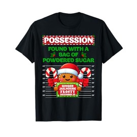 Funny Gingerbread Inmate Christmas Matching Family Group Set T-Shirt