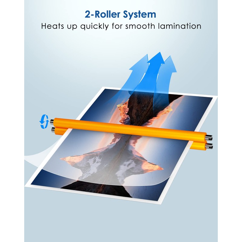 MAXDONE Laminator, A4 Laminator Machine with 10 Laminating Pouches, Laminating