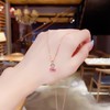 Liaya Girls Cute Necklaces Birthstone Rabbit Pendant Necklaces Jewelry for