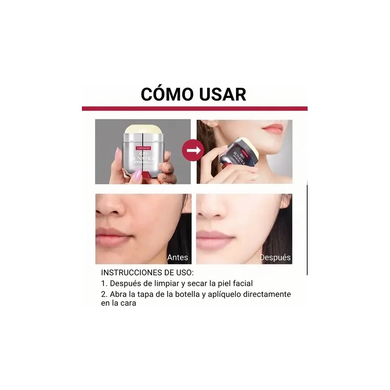 2 Piezas Protector Solar En Barra Bio Sun Stick Spf50+