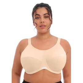 Elomi Energise - Brasier Deportivo para Mujer, Desnudo/, 42GG