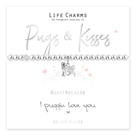 Life Charms Pugs & Kisses bracelet