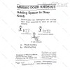 MotorGuide Gator Mount Door Knob Kit + Spacers - MM5892