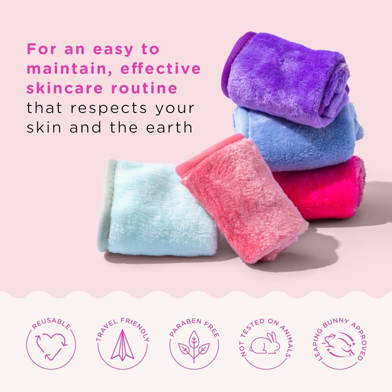 ERASE YOUR FACE Danielle Enterprises - Paños de maquillaje reutilizables