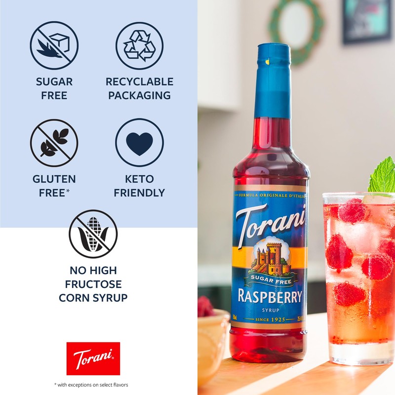 Torani Sugar Free Syrup, Coffeehouse Variety Pack, 12.7 Ounce (Pack