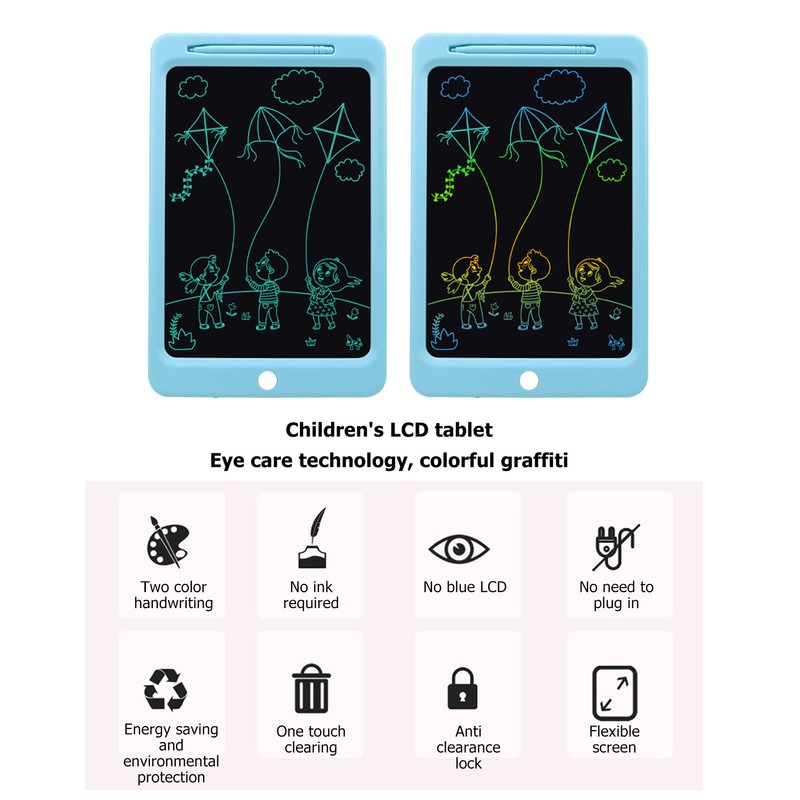 LCD Writing Tablet Eye Protection Toddler Doodle Board Electronic Drawing