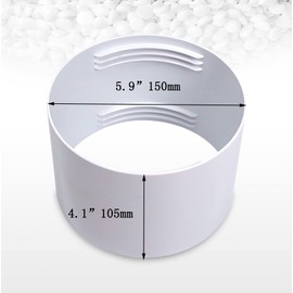 AC Hose Exhaust Coupler [5.9"] Portable AC Hose Connector/Extender, Universal Fit for Clockwise and Counterclockwise Threaded Hose, Extension Parts