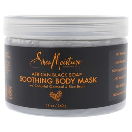Shea Moisture Shea Moisture African Black Soap Soothing Body Mask for Unisex - 340ml Mask 340ml