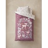VERTBAUDET Children's Bed Linen Set, Wonderland, Plum, 140 x 200