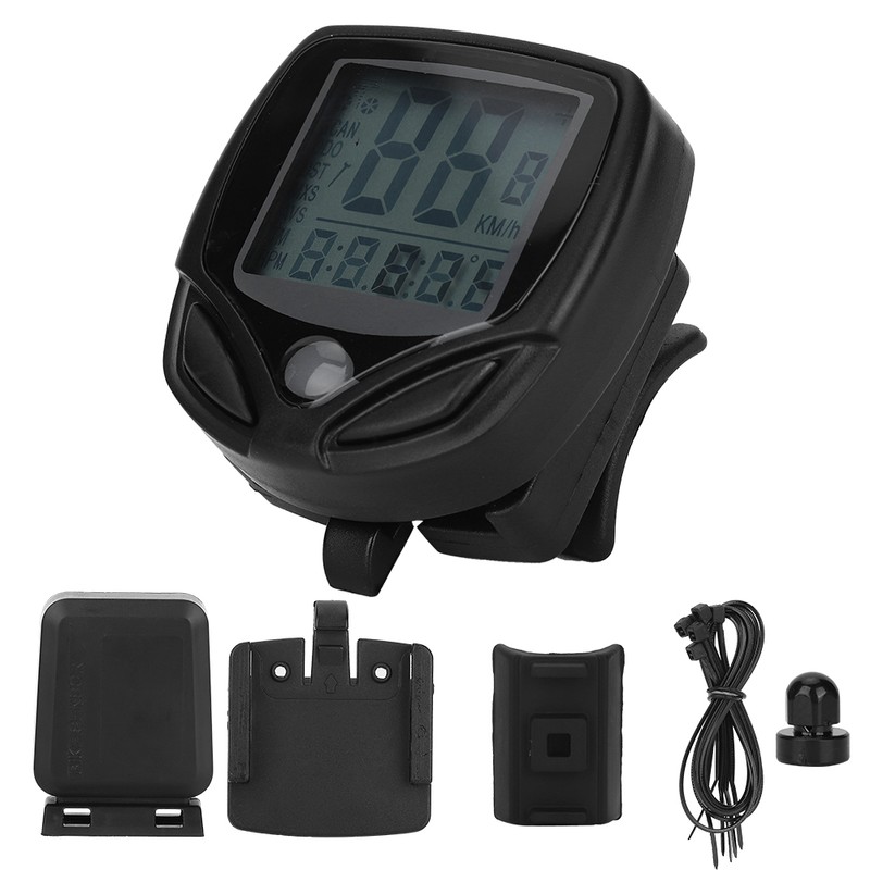 English Type LCD Digital Display Mountain Bike Bicycle Speedometer Bike
