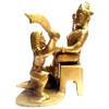 Purpledip 11993 Brass Idol Bagalmukhi Devi or Pitambari MATA: Mahavidya