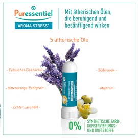 Puressentiel Puressentiel Aroma Stress Inhaler with 5 Essential Oils 1ml