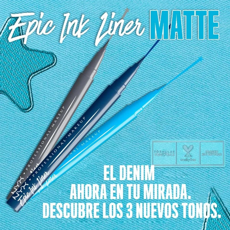 Delineador Líquido De Ojos Epic Ink Liner Matte De Nyx