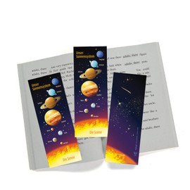 cama24com Space Planets Bookmark Space Children's Birthday Party Bag Space Pack of 12