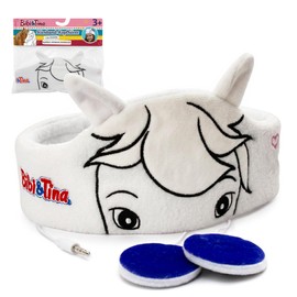 Bibi&Tina Headband Headphones for Kids - 3 in 1 Sleep Mask & Headset with Sabrina Design - Soft Fleece - Volume Limited - Ideal for Travel, School & Relaxation