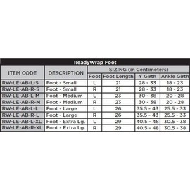 Ready Wrap Foot Compression Wrap, ReadyWrap (Medium - Left Foot)