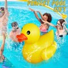 Hungdao 1 Pack 4 Feet Giant Inflatable Duck Huge Rubber