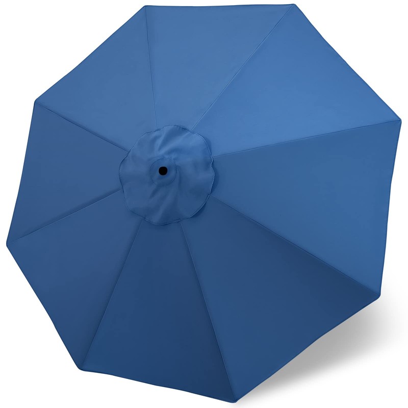 MASTERCANOPY Patio Umbrella 9 ft Replacement Canopy for 8 Ribs-Dodger
