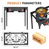 SKOK 2 Burner Propane Stove - Portable Camping Stove with