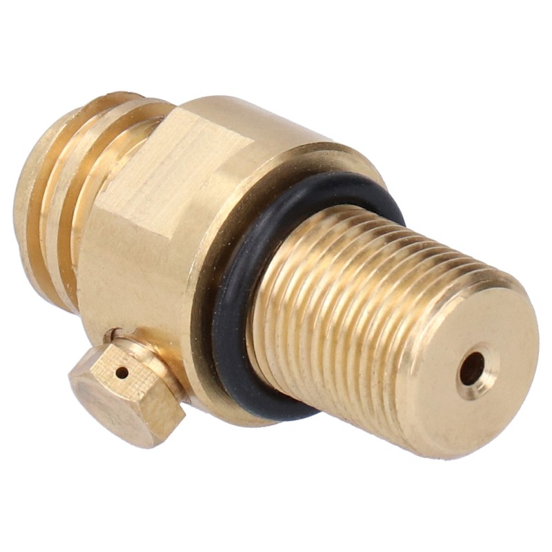 M18x1.5 Thread CO2 Tank Brass Pin Valve Adapter Replacement for