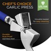 ORBLUE Garlic Press Stainless Steel - Premium Professional Grade Garlic