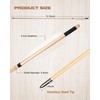 TOPARCHERY Wooden Arrows 31.5 inch Archery Handmade Traditional Wood Arrows