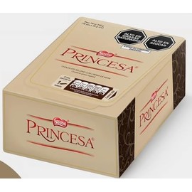 Princesa Nestle - CHOCOLATE RELLENO CON CREMA DE MANI - 18 unit box 540g -