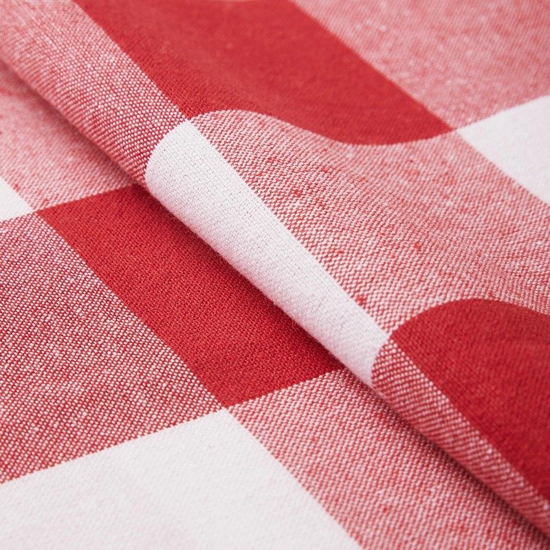 Encasa XO Cotton Table Cloth, Outdoor Dining Cover 140x180 cm