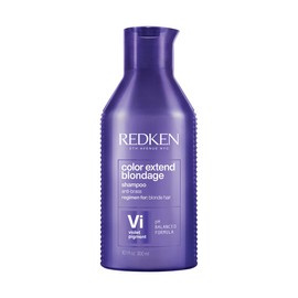 REDKEN - Shampoo Color Extend Blondage|Shampoo morado para cabello rubio | Neutraliza los tonos amarillos y naranjas, para un rubio más frío y vibrante | Pigmentos violetas y ácido cítrico | 300ml