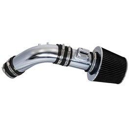 Rtunes Racing Short Ram Air Intake Kit + Filter Combo Compatible For 04-07 Honda Accord 2.4L L4 SULEV (Black)