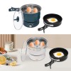 TBvechi 1.6L Mini Hot Pot Multifunction Split Electric Cooker with