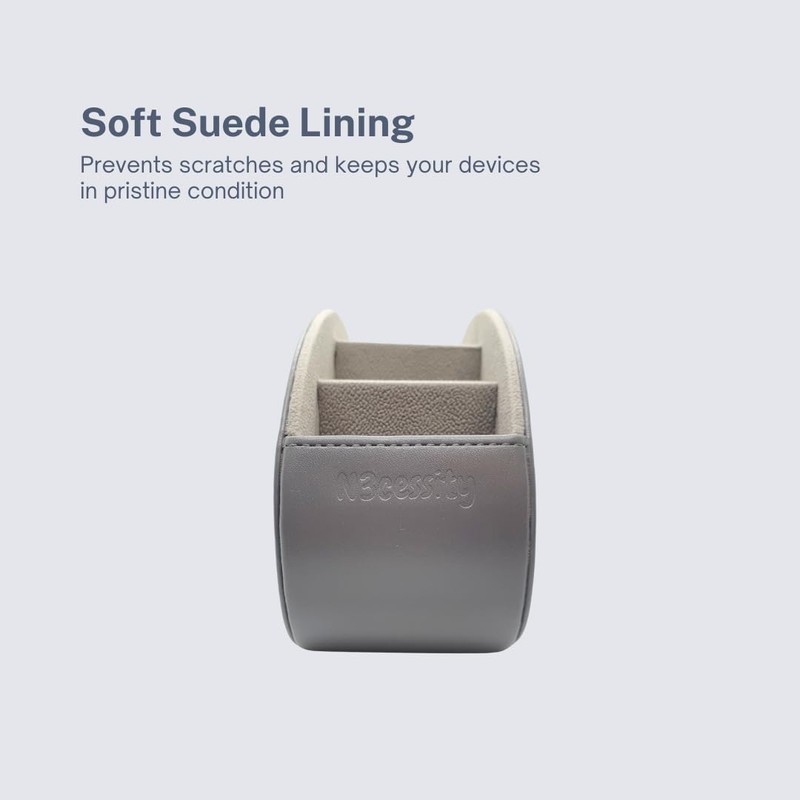 N3cessity Remote Control Holder/Desktop Organiser - Storage Caddy with 5