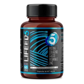 Biotina Colágeno Vitamina Zinc Calcio Cápsulas Lifeed5