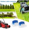 SENENQU Pack of 50 Cable Connectors, Robotic Lawnmower with T-Cable