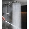 Veken All Metal 10"Luxurious Rain Shower Head with Handheld Spary,Power