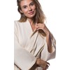 Turquaz Robes For Women Lightweight Unisex Waffle Kimono Bathrobe, Beige,