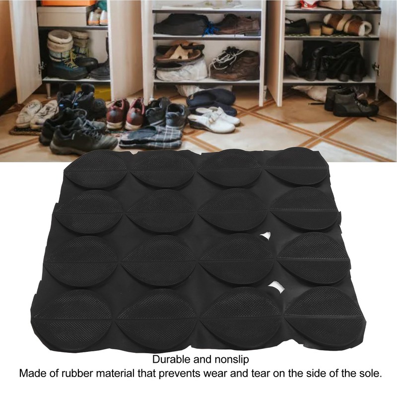 16 Pairs Shoe Sole Repair Patch Rubber Slip Resistant Wearproof