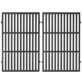Uniflasy 19.5" Grill Parts for Weber Genesis Grill Grates for Weber Genesis 300 Series E310 E320 E330 S310 S320 S330 EP310 Cast Iron Cooking Grates Replacement for Parts 7524 7528