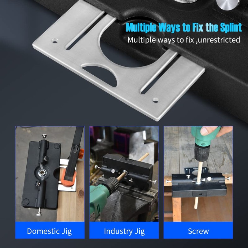 Self Centering Dowel Jig Kit-6/8/10/12mm Wood Dowel Hole Drill Guide