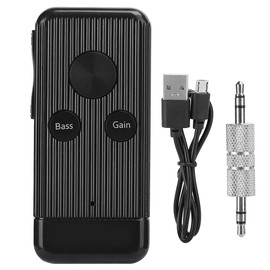 Bluetooth Audio Receiver Adapter Memory Card Card Low Bass Noise Reduction Mounted SuppliesBlack