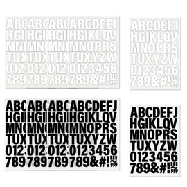 500 Pcs Iron On Letters and Numbers for Clothes 10 Sheets Heat Transfer Vinyl Alphabet Stickers for Sports T Shirts Team Jerseys DIY Crafts Washable Tear Proof Fabric Patches