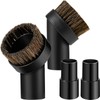 Honoson Honoson 2 Pack Vacuum Brush Attachment Round Dust Brush