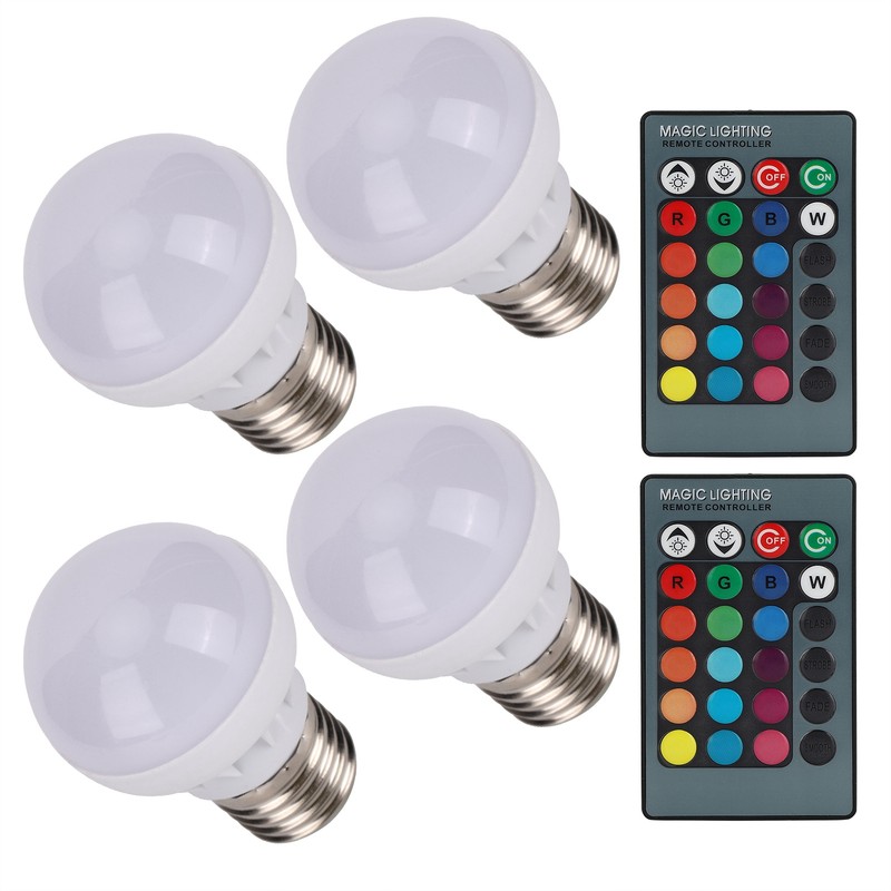 E27 RGB Color Changing Light Bulbs 40W LED Light Bulb