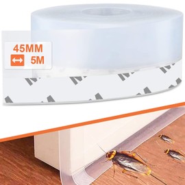 Tira de sellado de ventana autoadhesiva,guardapolvos para puertas， , tira de sellado de ventana de silicona, cinta autoadhesiva a prueba de insectos, a prueba de polvo y a prueba de polvo, aislamiento acústico, bajo puerta