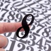 Number Stickers Large Alphabet Waterproof Stickers Letter Stickers Number Stickers
