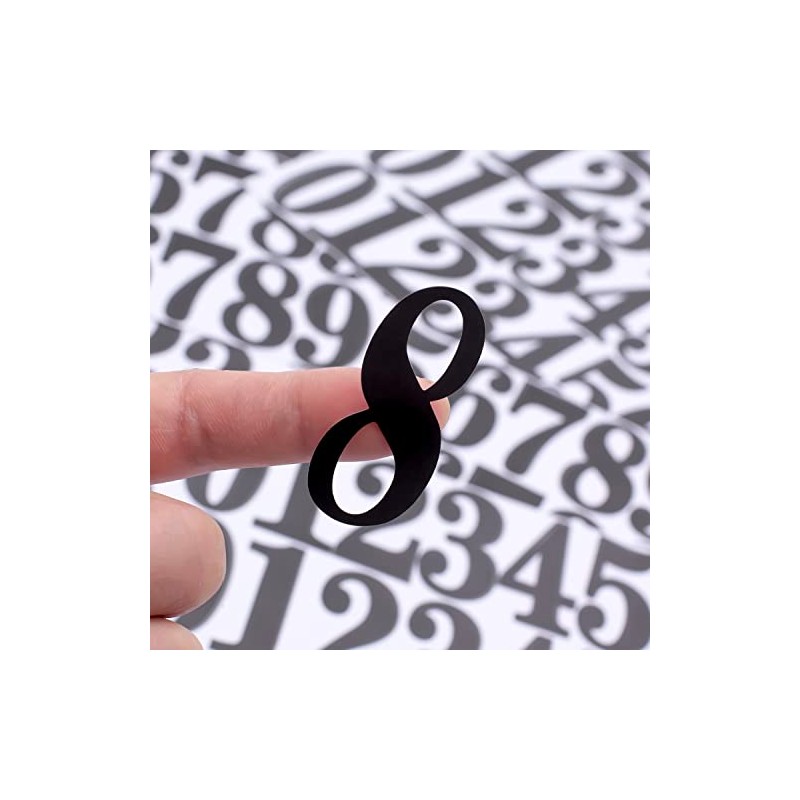 Number Stickers Large Alphabet Waterproof Stickers Letter Stickers Number Stickers