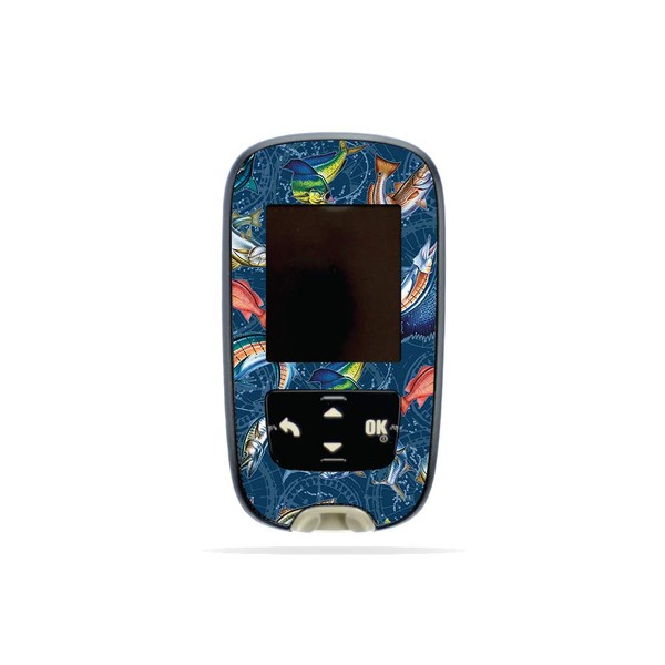 MightySkins Skin Compatible with Accu-Chek Guide - Saltwater Compass |