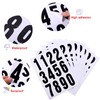 Tenare 96 Pieces 8 Set Mailbox Numbers Vinyl Waterproof Numbers