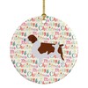 Caroline's Treasures WDK1847CO1 Welsh Springer Spaniel Merry Christmas Ceramic Ornament,